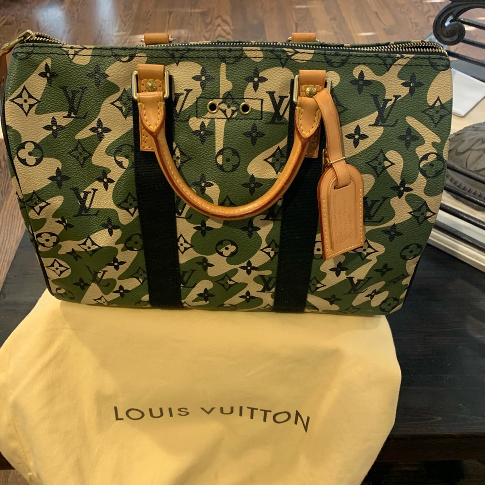 Louis Vuitton Camouflage Speedy 35 - Picture 2 of 13